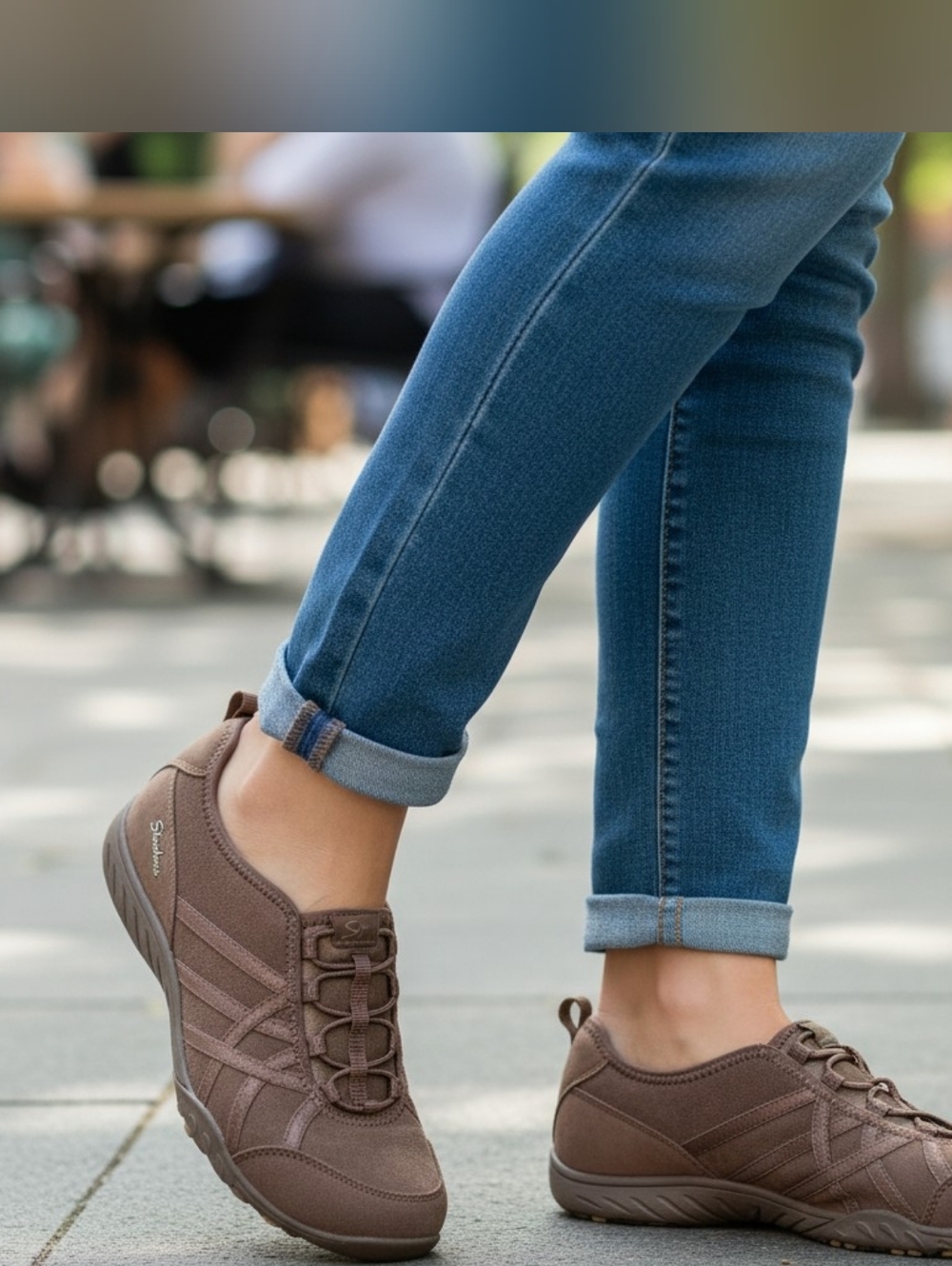 Skechers Relaxed Fit Breathe Easy Days End Sneakers - Size 10